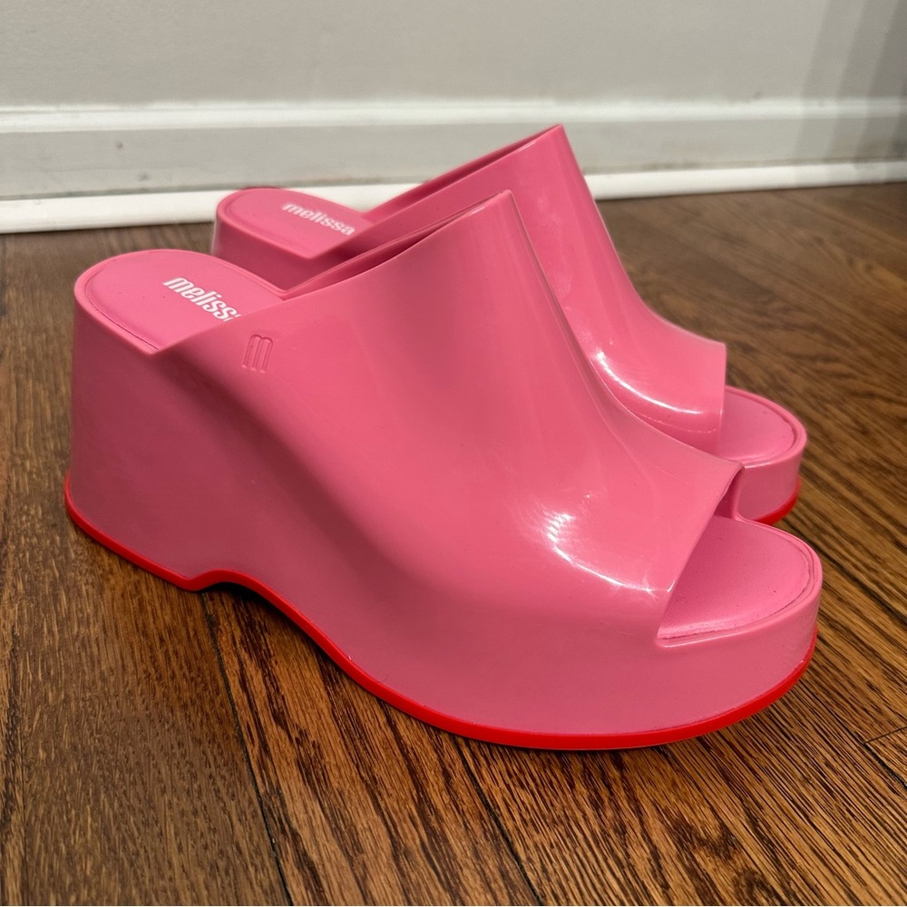 Melissa Patty Platform Jelly Sandals 9 - Picture 2 of 10